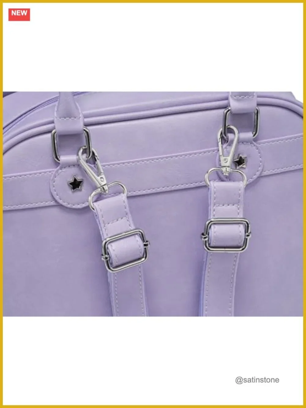 Y2K Angel Wing Ita Bag - 3-in-1 Convertible Crossbody Backpack for Pins Display